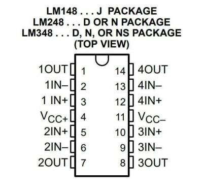 LM348 SMD SO14 Entegre - 2