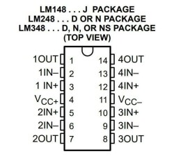 LM348 SMD SO14 Integrated - 2