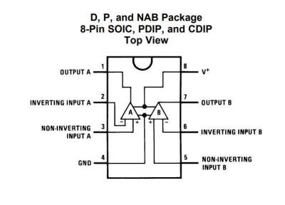 LM358N DIP-8 Op-Amp Entegresi - 2