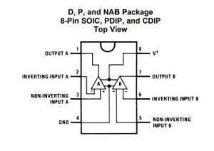 LM358P DIP-8 Op-Amp Entegresi - 2