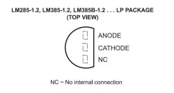 LM385Z 1.2V TO-92 Düşük Gerilim Referans Diyotu - 2