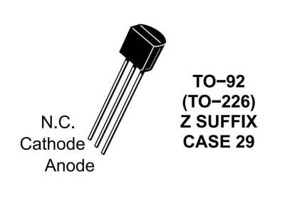 LM385Z 2.5V TO-92 Low Voltage Reference Diode - 2