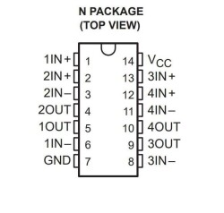 LM3900N DIP-14 OpAmp IC - 2