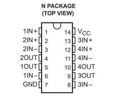 LM3900N DIP-14 OpAmp IC - 2