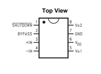 LM4890MM/NOPB EU CLASS SMD Audio IC - 2