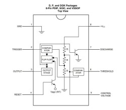 LM555 SOIC-8 SMD Timer IC - 2