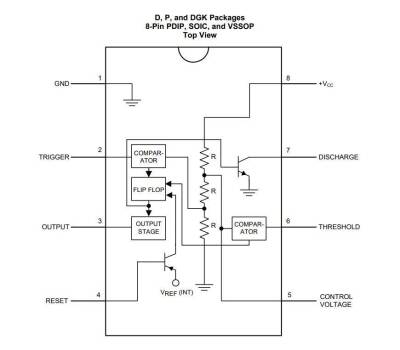 LM555 SOIC-8 SMD Zamanlayıcı Entegresi - 2