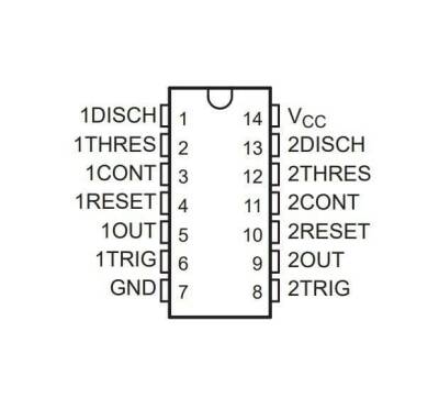 LM556 DIP-14 Timer IC - 2