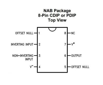 LM741 DIP8 Integrated - 2