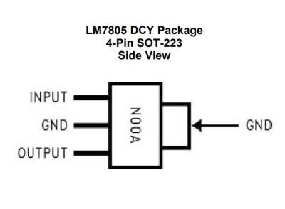 LM7805MP/NOPB 5V 1.5A Adjustable Voltage Regulator - 2