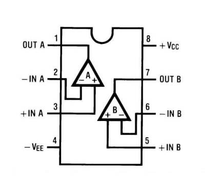 LM833N DIP-8 Amplifier Audio IC - 2