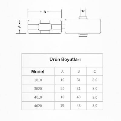 LMC 3020 Kablo Etiket Kutusu Su Geçirmez - 2