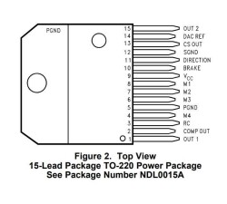 LMD18245 Motor Driver IC TO-222-11 - 2