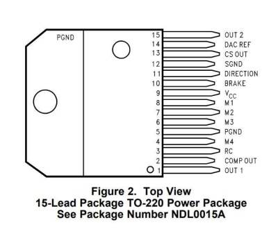 LMD18245 Motor Driver IC TO-222-11 - 2