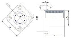 LMEK8UU 8mm Linear Bearing - 3