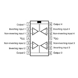 LMV324IDT SOIC-14 Amplifier IC - 2