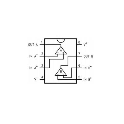 LMV358M SOIC-8 SMD Amplifier IC - 2