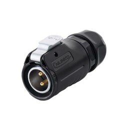 LP-20-C02PE-01-022 2-Pin Waterproof Connector - Male - 1