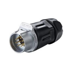 LP-20-C09PP-01-001 9-Pin Waterproof Connector - Male 