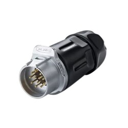 LP-20-C12PP-01-001 12-Pin Waterproof Connector - Male 