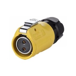 LP-20-J02PE-01-021 2-Pin Waterproof Connector - Female - 1