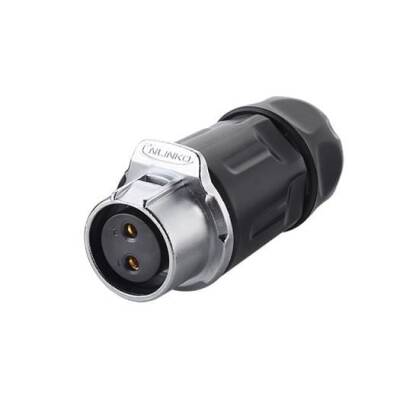 LP-20-J02PP-01-001 2-Pin Waterproof Connector - Female - 1