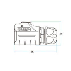 LP-20-J04PE-01-021 4-Pin Su Geçirmez Konnektör - Dişi - 2