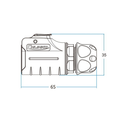 LP-20-J07PE-01-021 7-Pin Su Geçirmez Konnektör - Dişi - 2