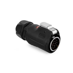 LP-24-C19PE-01-001 19-Pin Waterproof Connector - Male 