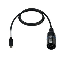 LP16-TYPEC-MP-MP-1M-001 Waterproof Type C 3.1 Male Connector - 1M Cable 