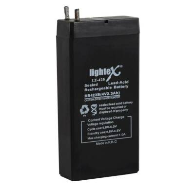 LT-425 4V 2.5 Ah Maintenance-Free Searchlight Battery - 1