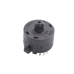 LW-2025 20mm 6 Konumlu Rotary Switch - Komitatör 