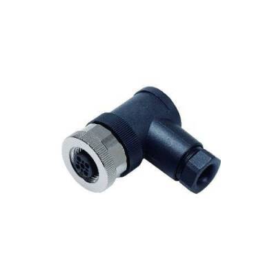 M12 4 Pin Female Connector - 90 Degree - 1