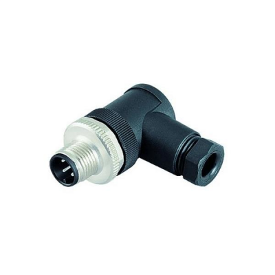 M12 4 Pin Male Connector - 90 Degree - 1