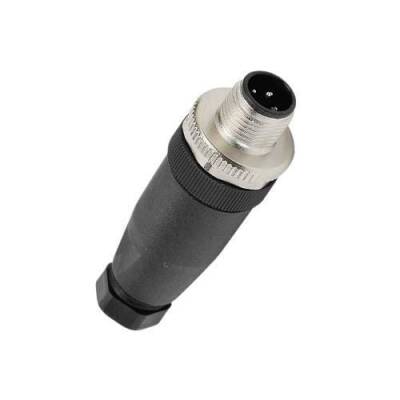 M12 4 Pin Male Connector - 1