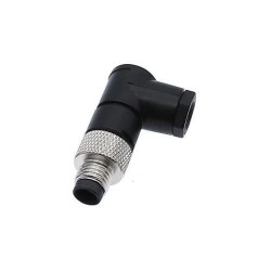 M8 3 Pin Male Connector - 90 Degree 