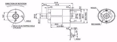 Mabuchi RS-4B5PA Gearless DC Motor - 2