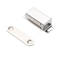 Magnetic Metal Furniture Door Lock 32x16x12mm 