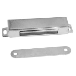 Magnetic Metal Furniture Door Lock 80x21x15mm - 1