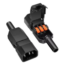 Male Power Socket Terminal Connection - Cable Type Mobile Power Plug 