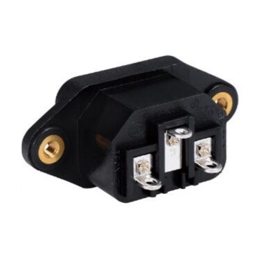 Male Power Socket with Triple Ear - TU-301-AP - 2