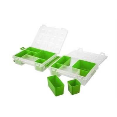 Mano Twin Toolbox Green T-ORG-7 Organizer - 1