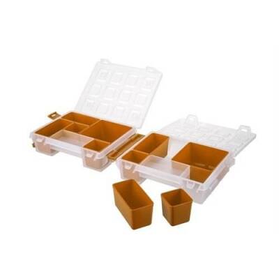 Mano Twin Toolbox Orange T-ORG-7 Organizer - 1