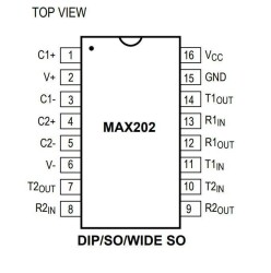 MAX202CD SOIC-16 SMD RS Seri Protokol Entegresi - 2