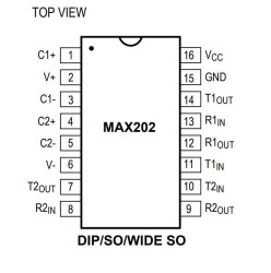 MAX202EPE DIP-16 RS Serial Protocol Integrated - 2