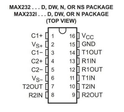 MAX232 DIP16 Entegre - 2