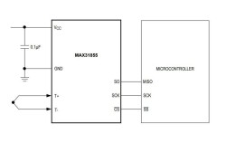 MAX31855KASA+ SOIC-8 Arayüz Dönüştürücü Entegresi - 2