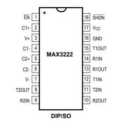 MAX3232 SMD SO16 Integrated - 2