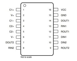 MAX3232CSE SOIC-16 SMD RS Seri Protokol Entegresi - 2