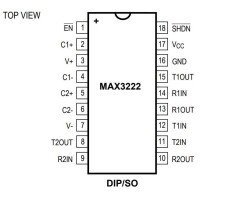 MAX3232ESE+ SOIC-16 SMD Entegre - 2